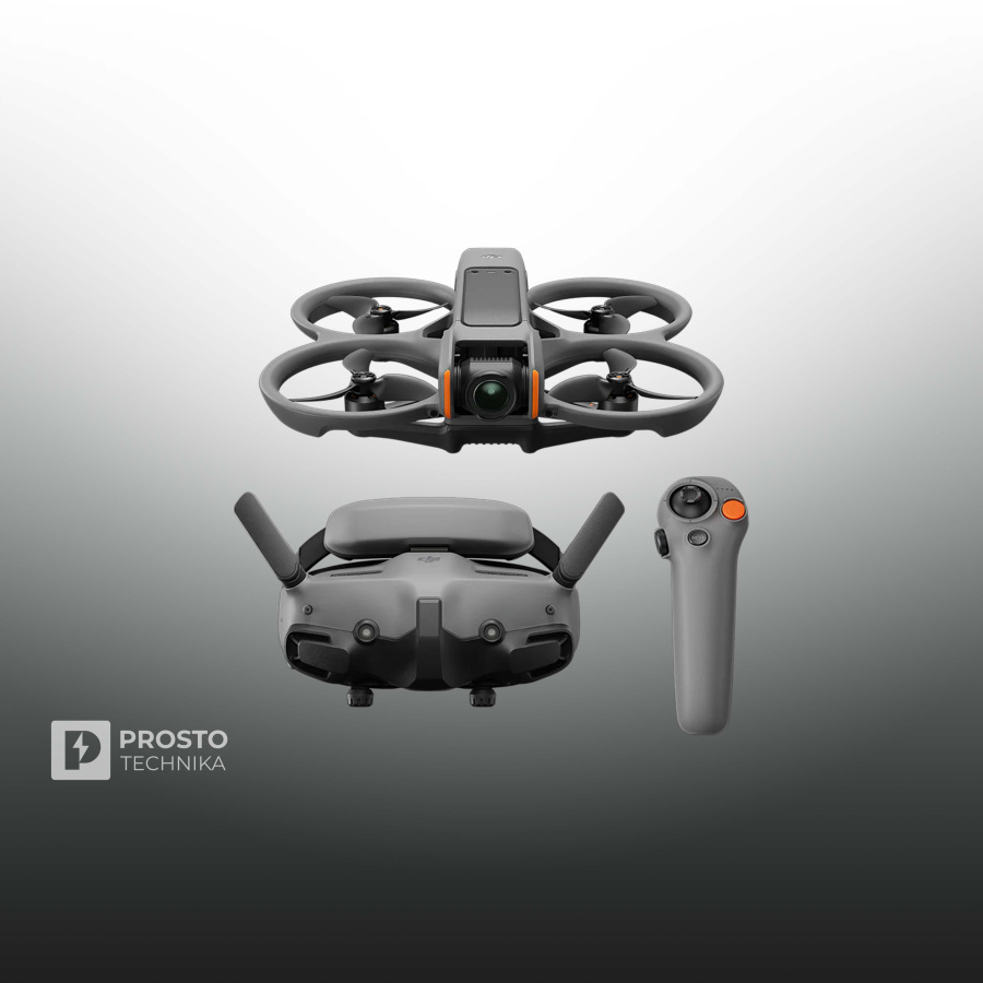 Квадрокоптер DJI Avata 2 Fly More Combo (Single Battery) Gray